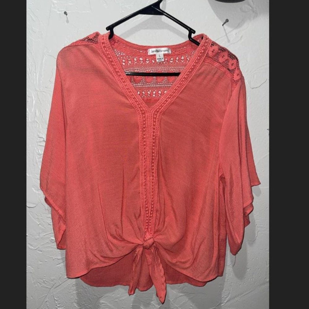 Tie Front Top